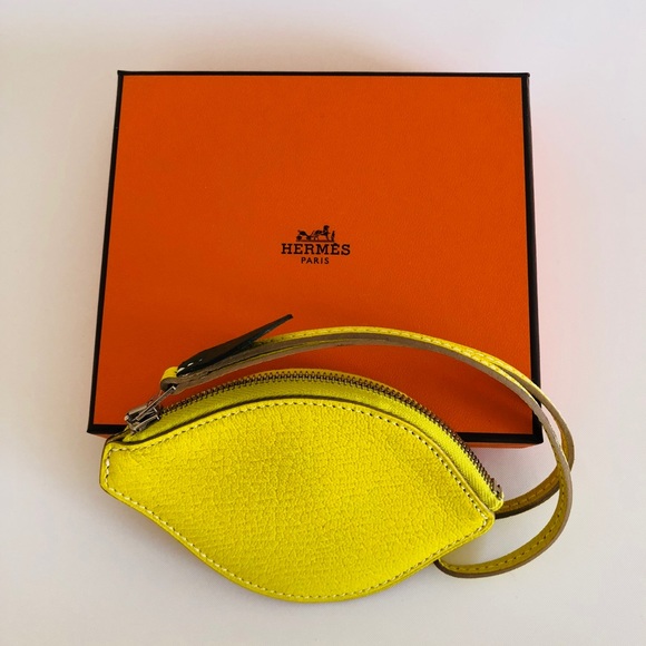hermes yellow purse